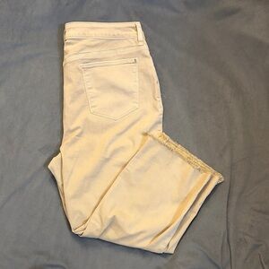 Chico’s Perfect Stretch Girlfriend Crop Khaki Wash Size 2.5 (14) New With Tags